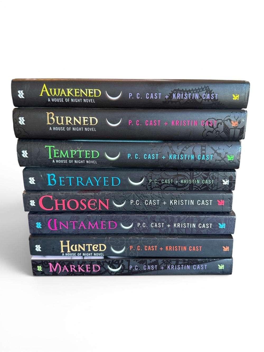 House of Night Book Lot 8 Marked Burned Hunted YA Vampire Series